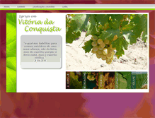 Tablet Screenshot of igrejaemvitoriadaconquista.com.br